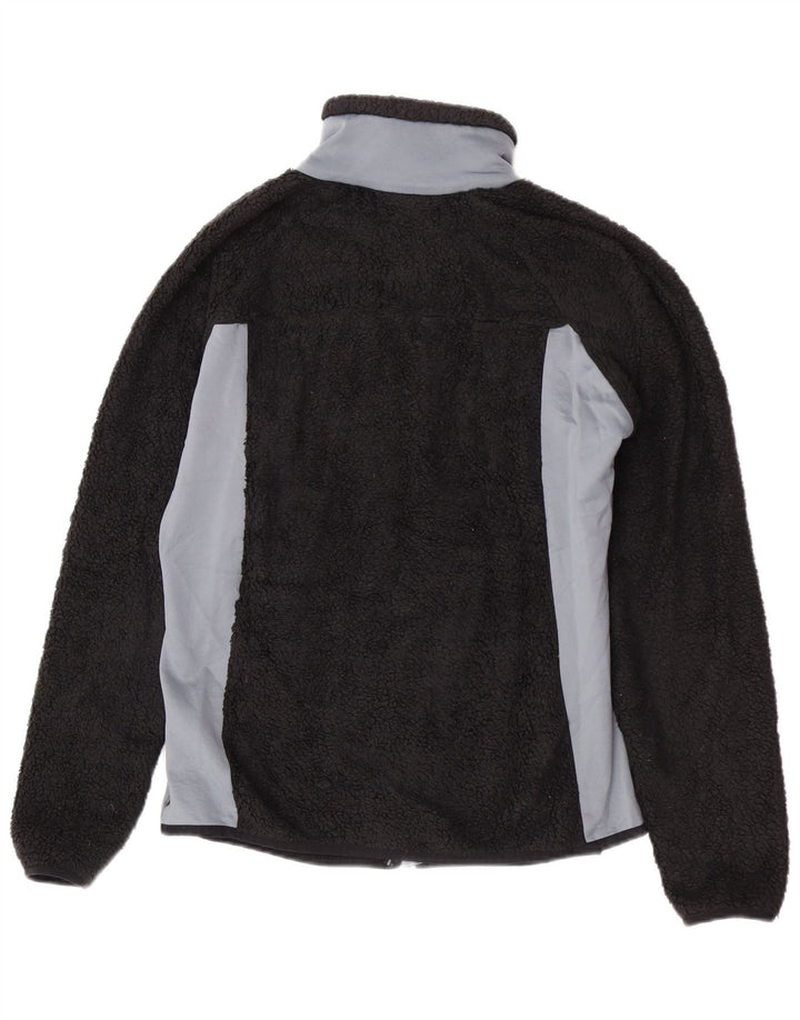 Jaqueta de lã feminina Columbia UK 14 poliéster colorblock preto médio