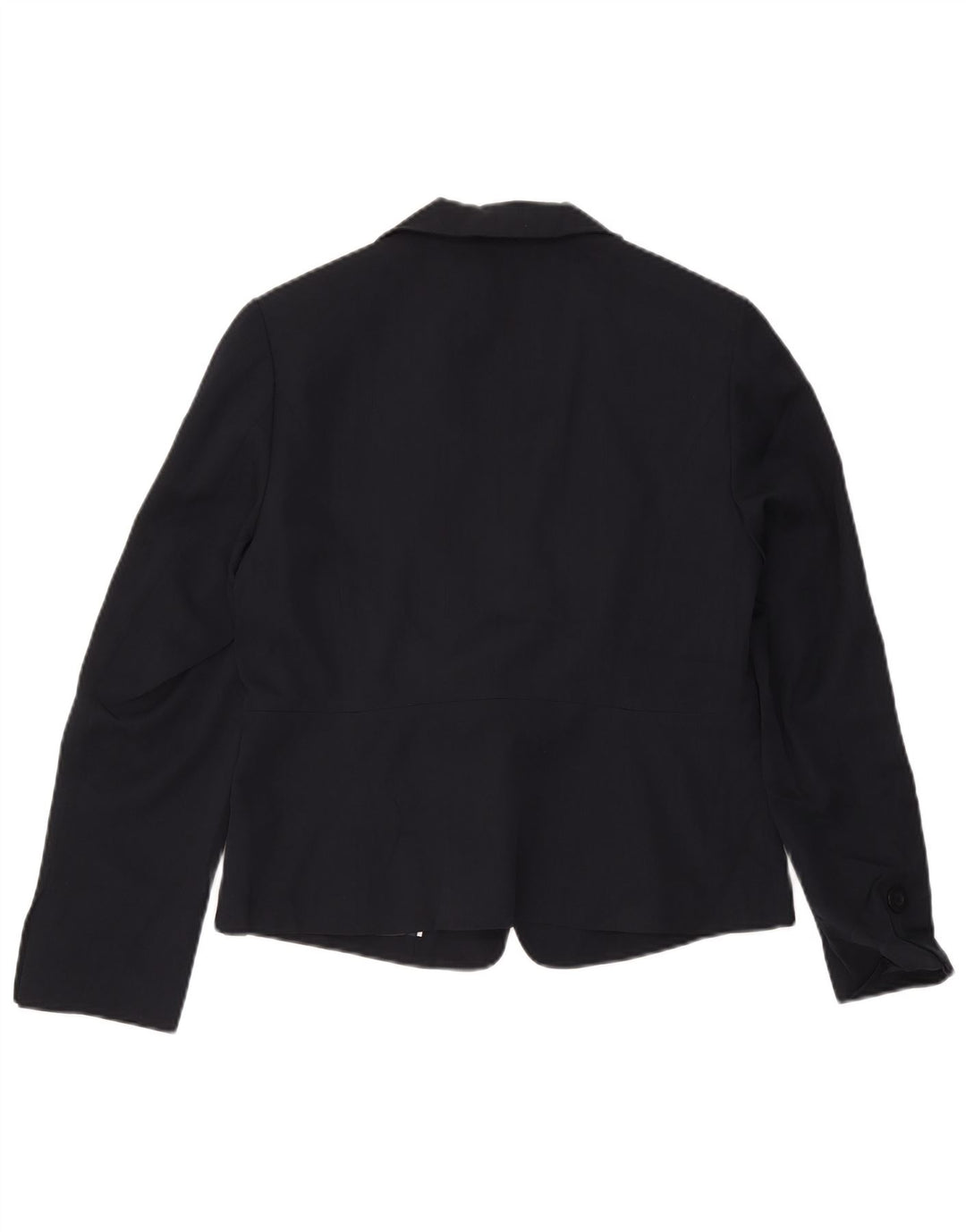 Jaqueta Blazer Feminina Marks & Spencer Reino Unido 14 Médio Azul Marinho Listrado