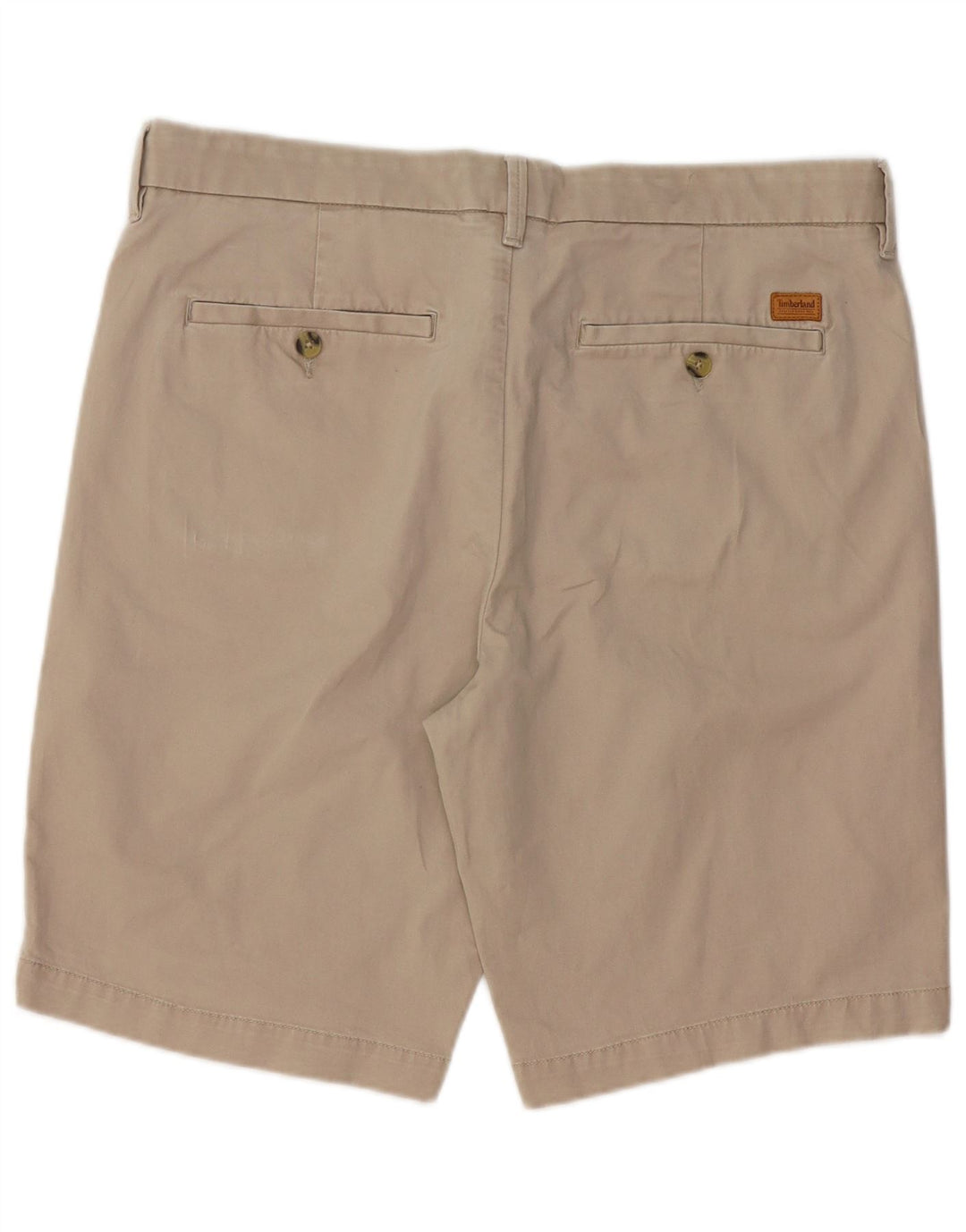 TIMBERLAND Mens Chino Shorts W35 Grande Algodão Bege