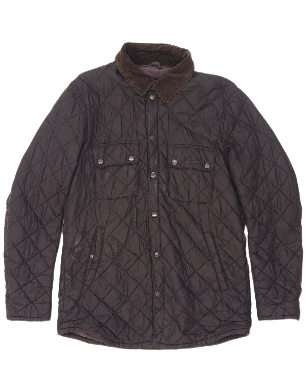 Jaqueta acolchoada masculina Barbour UK 38 poliamida azul marinho médio