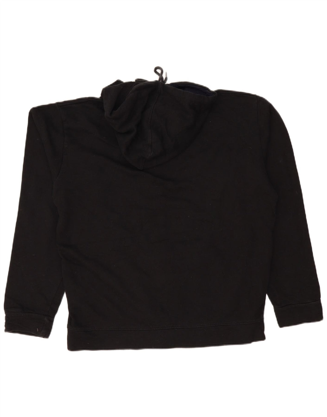 CHAMPION Suéter masculino com capuz gráfico grande algodão preto