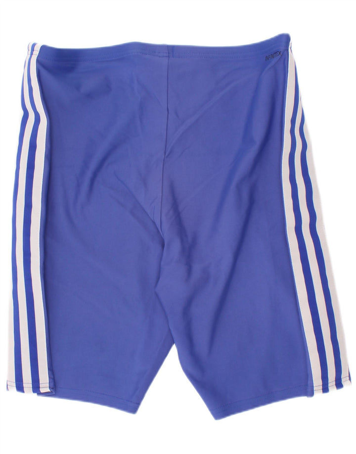 Shorts esportivos femininos Adidas 15-16 anos azul poliéster