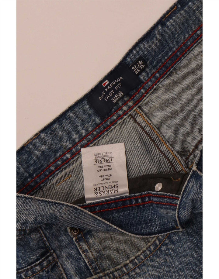 Jeans masculinos Marks & Spencer Blue Harbor Straight W38 L33