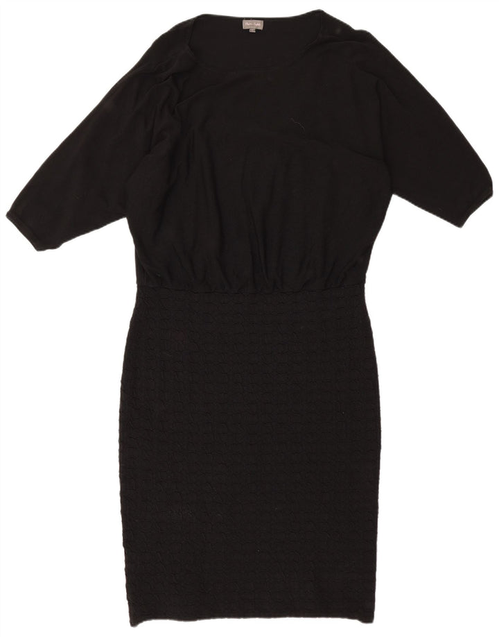 Vestido bainha grande feminino Phase Eight Reino Unido 16 grande viscose preta