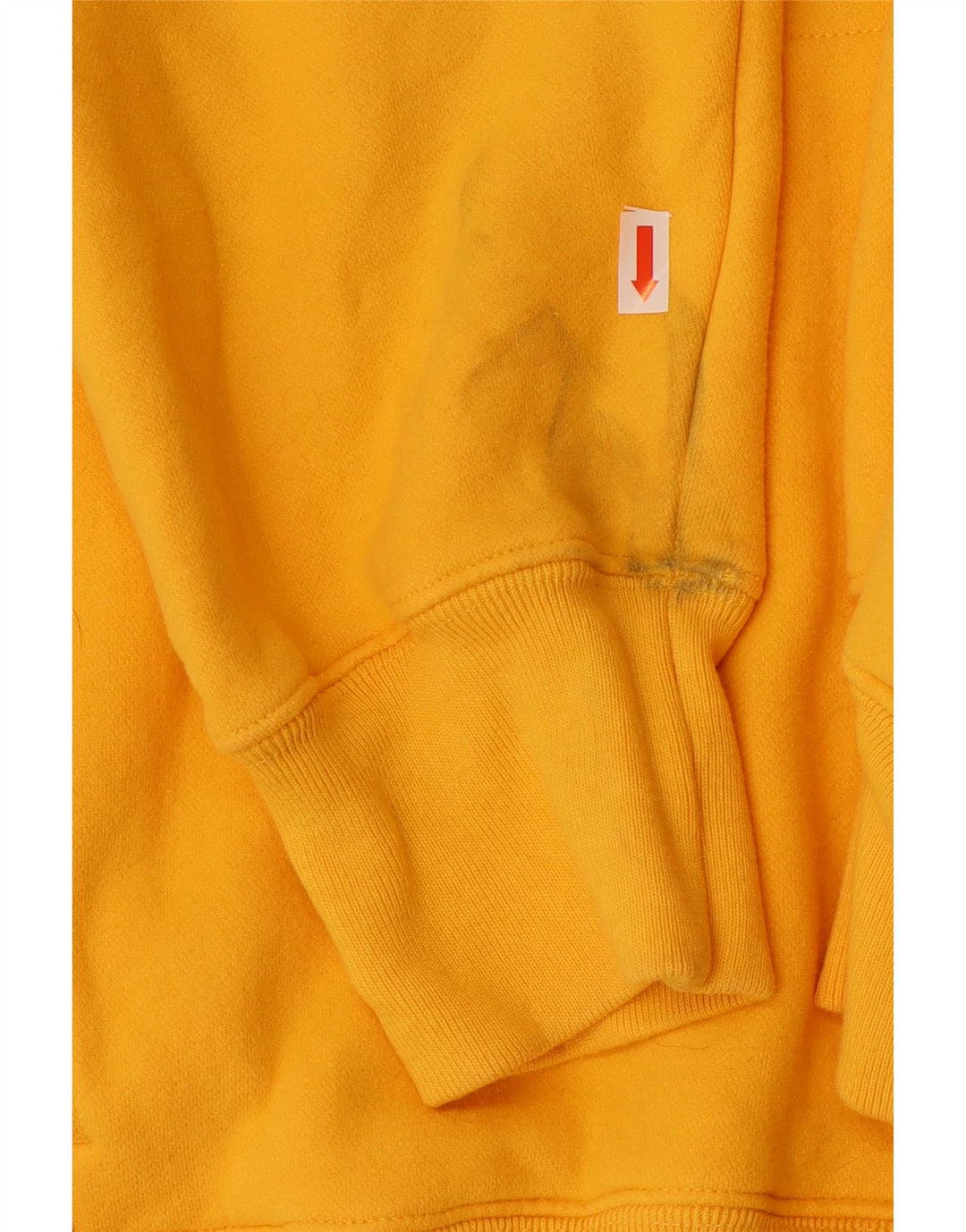 Moletom masculino NAUTICA com zíper e gola alta de algodão amarelo