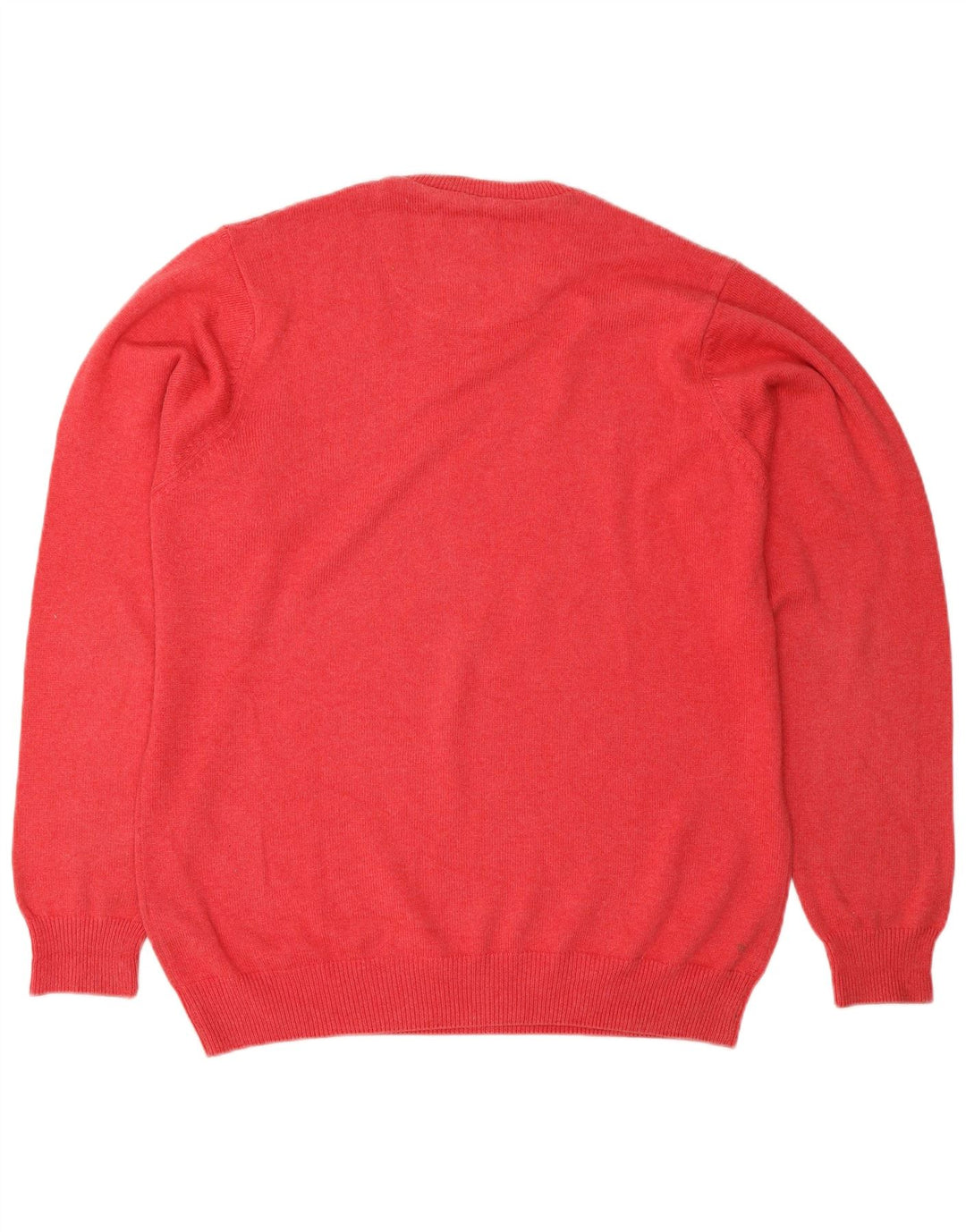 Suéter masculino Marks & Spencer Blue Harbor com gola redonda vermelho médio