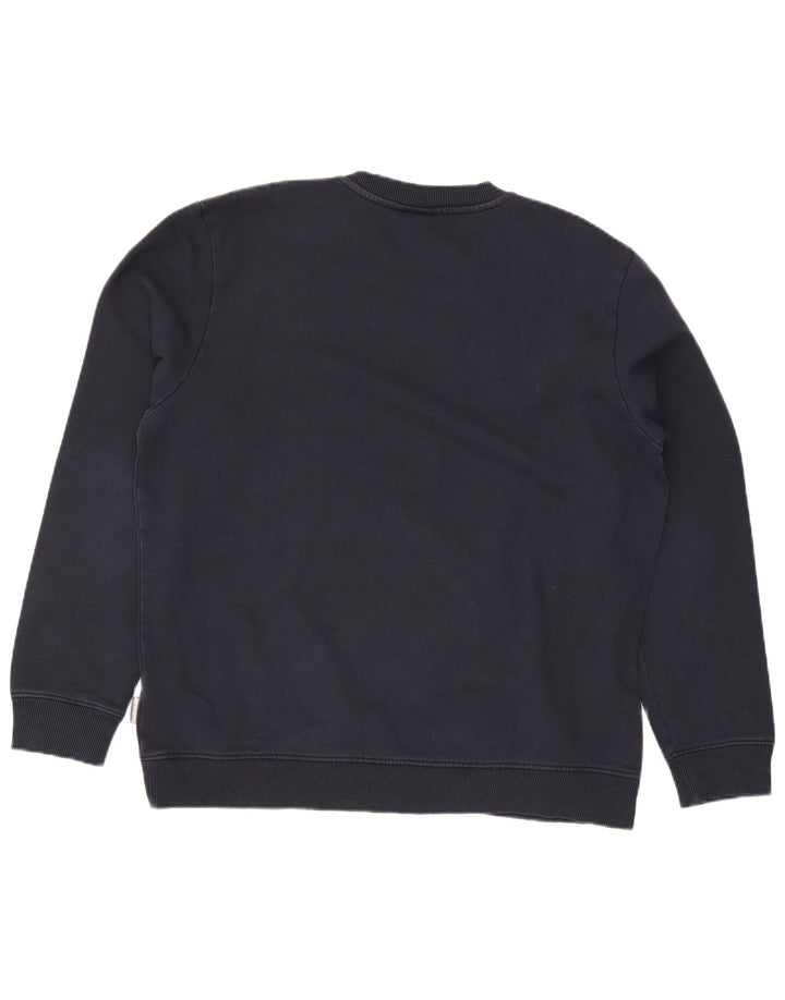 Moletom geográfico masculino Napapijri 2XL azul marinho