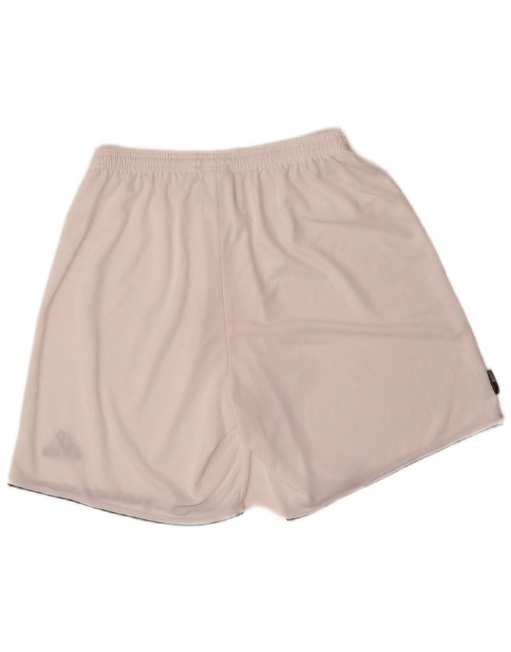 Adidas Mens Climalite Sport Shorts Grande Poliéster Branco