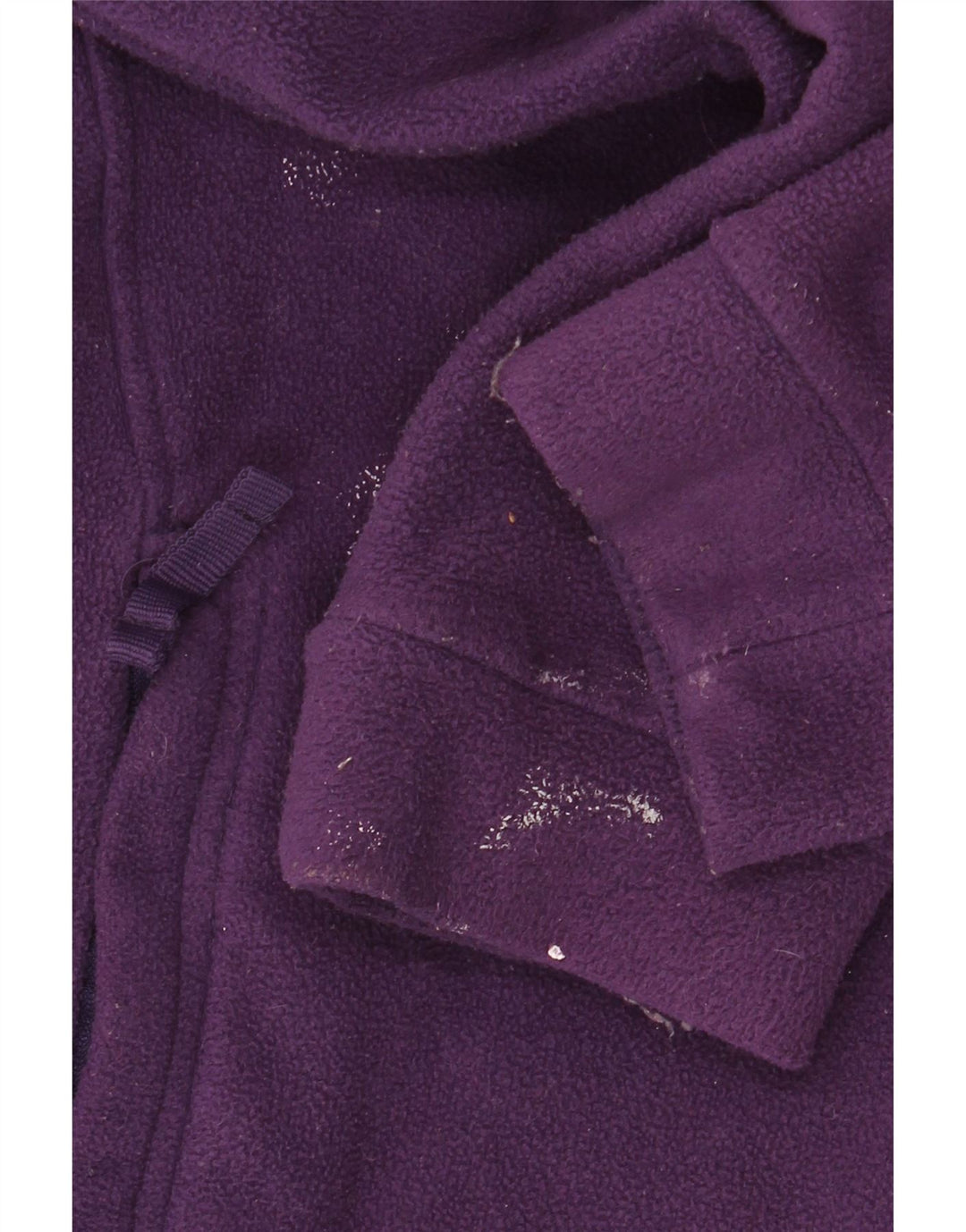 Grande poliéster roxo Reino Unido do revestimento do velo das mulheres do armazém da montanha