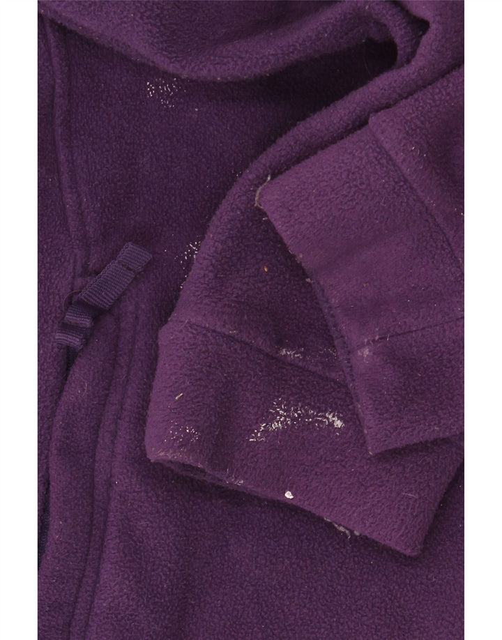 Grande poliéster roxo Reino Unido do revestimento do velo das mulheres do armazém da montanha