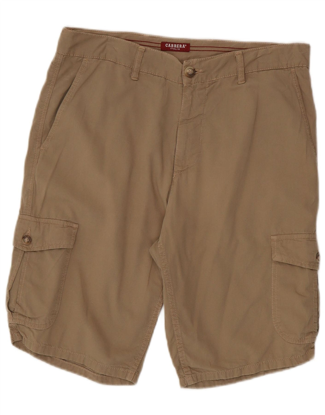 Carrera Mens Cargo Shorts W32 Médio Marrom