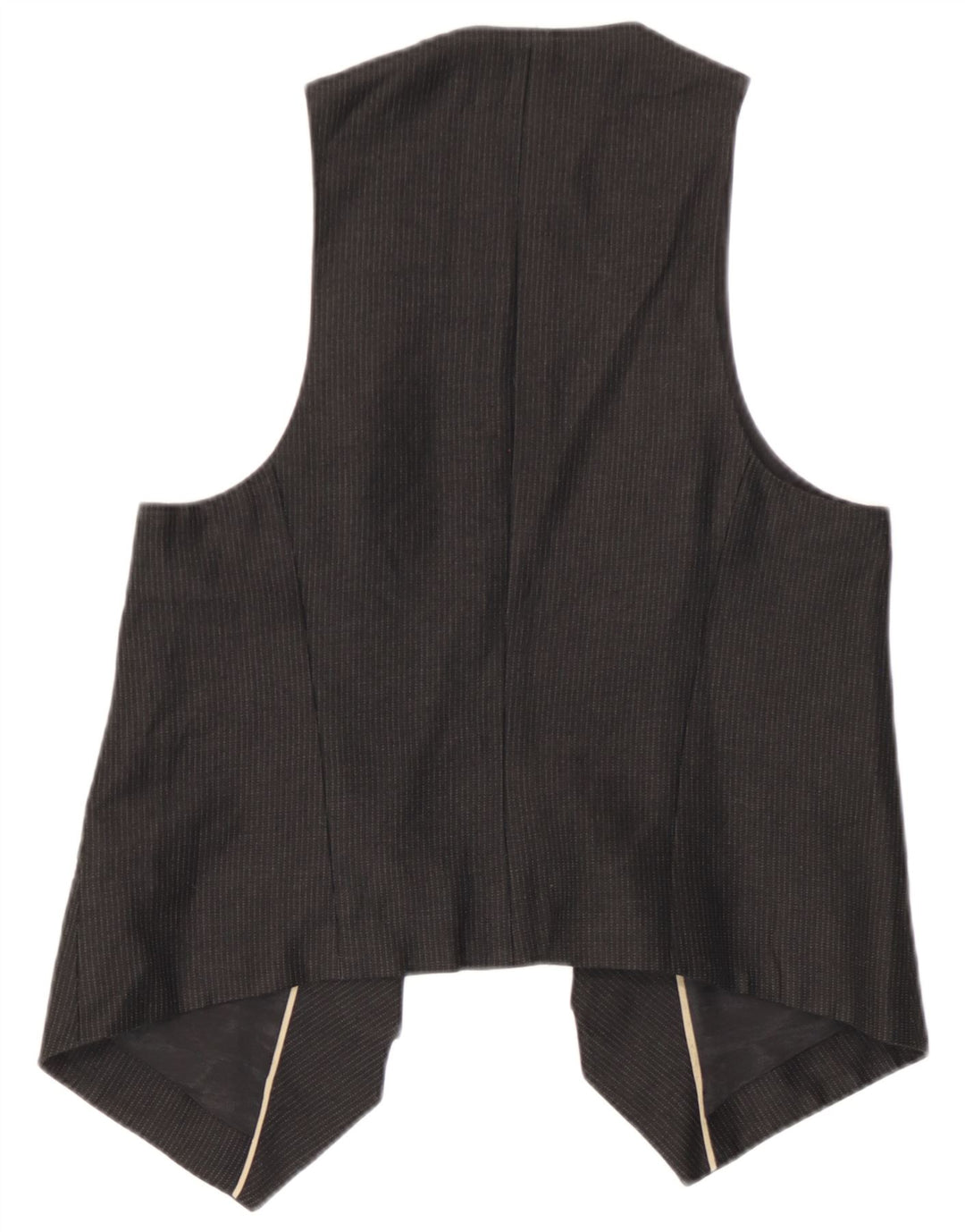 Colete feminino Massimo Dutti OPEN EU 38 médio preto algodão