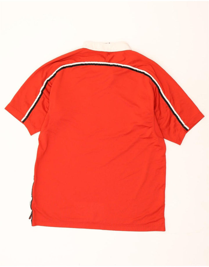 Camiseta masculina Nike Top UK 42/44 grande vermelho colorblock poliéster