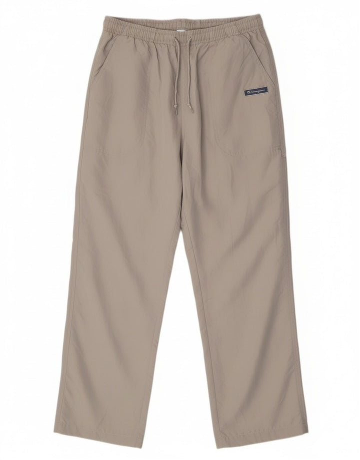 Calça de treino masculina Champion grande cinza poliéster