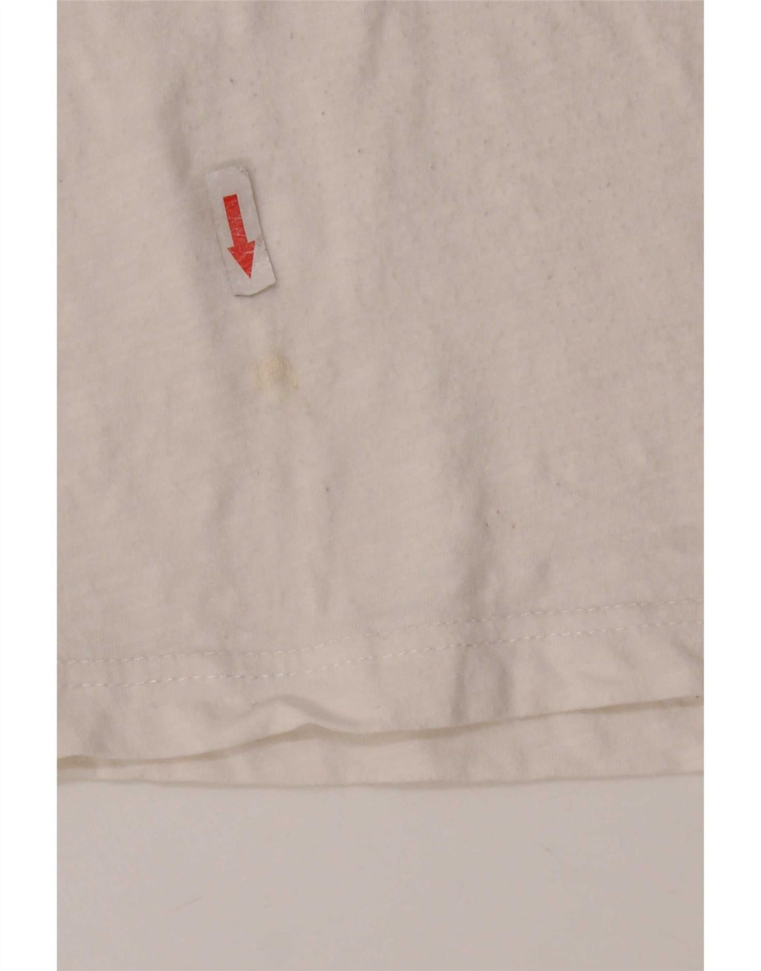 Tommy Hilfiger Camiseta masculina gráfica Top médio algodão branco