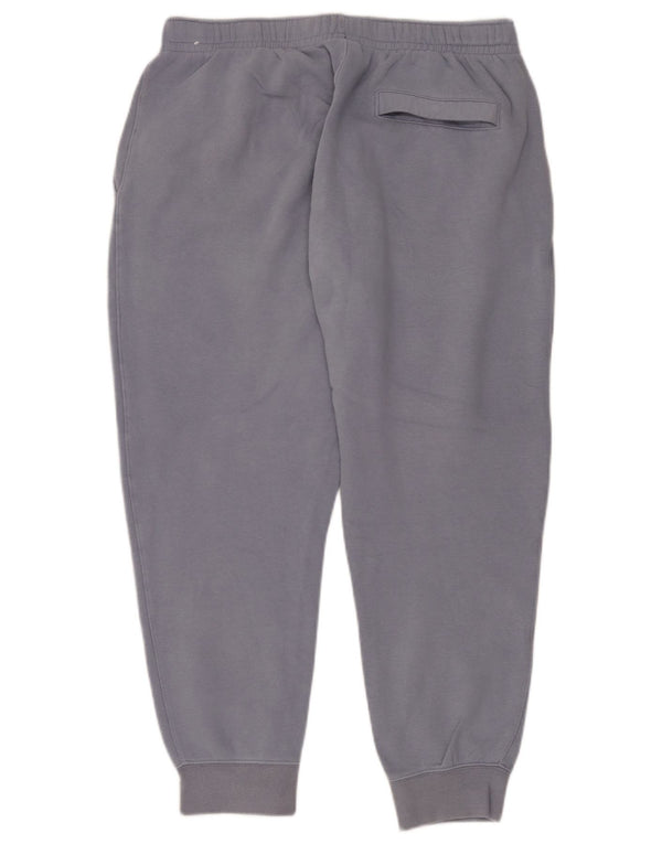 Calça de treino masculina Nike joggers grande algodão azul