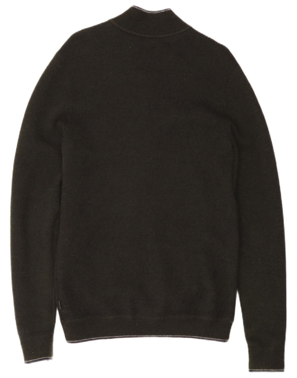 Suéter cardigã masculino TED BAKER tamanho 3 poliamida verde médio