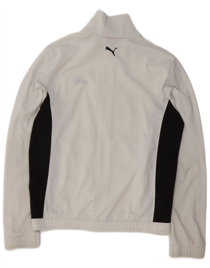Puma Mens Tracksuit Top Jacket Médio Branco Colourblock Poliéster