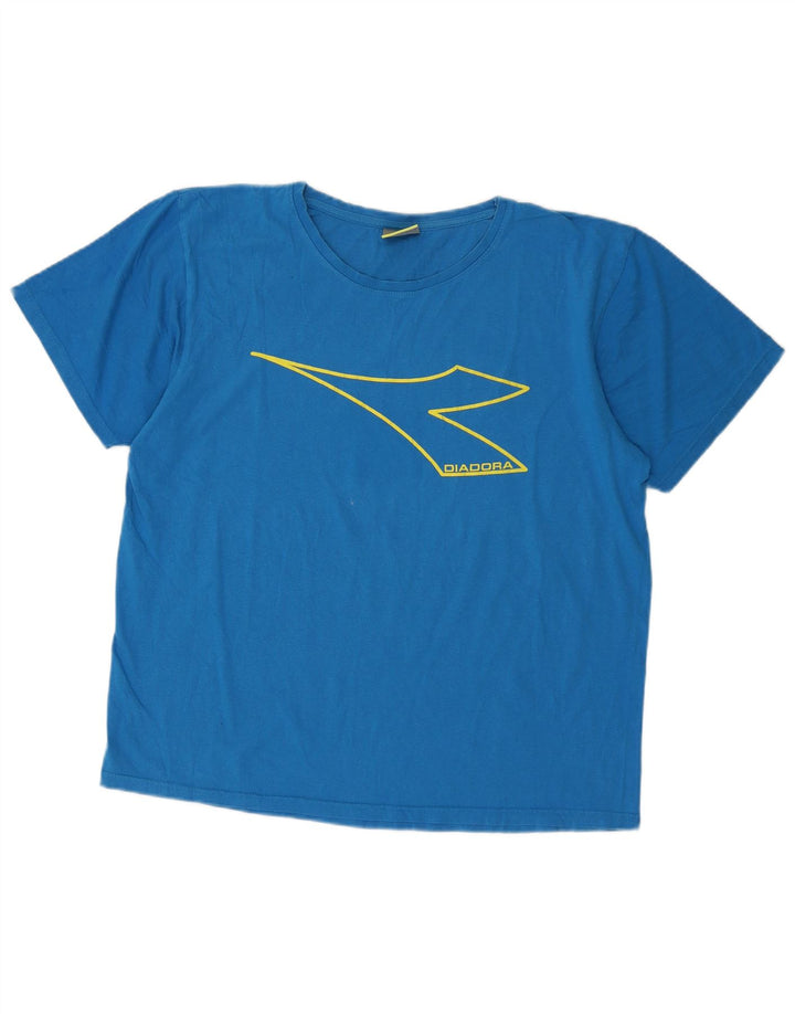 Camiseta gráfica masculina DIADORA XL azul