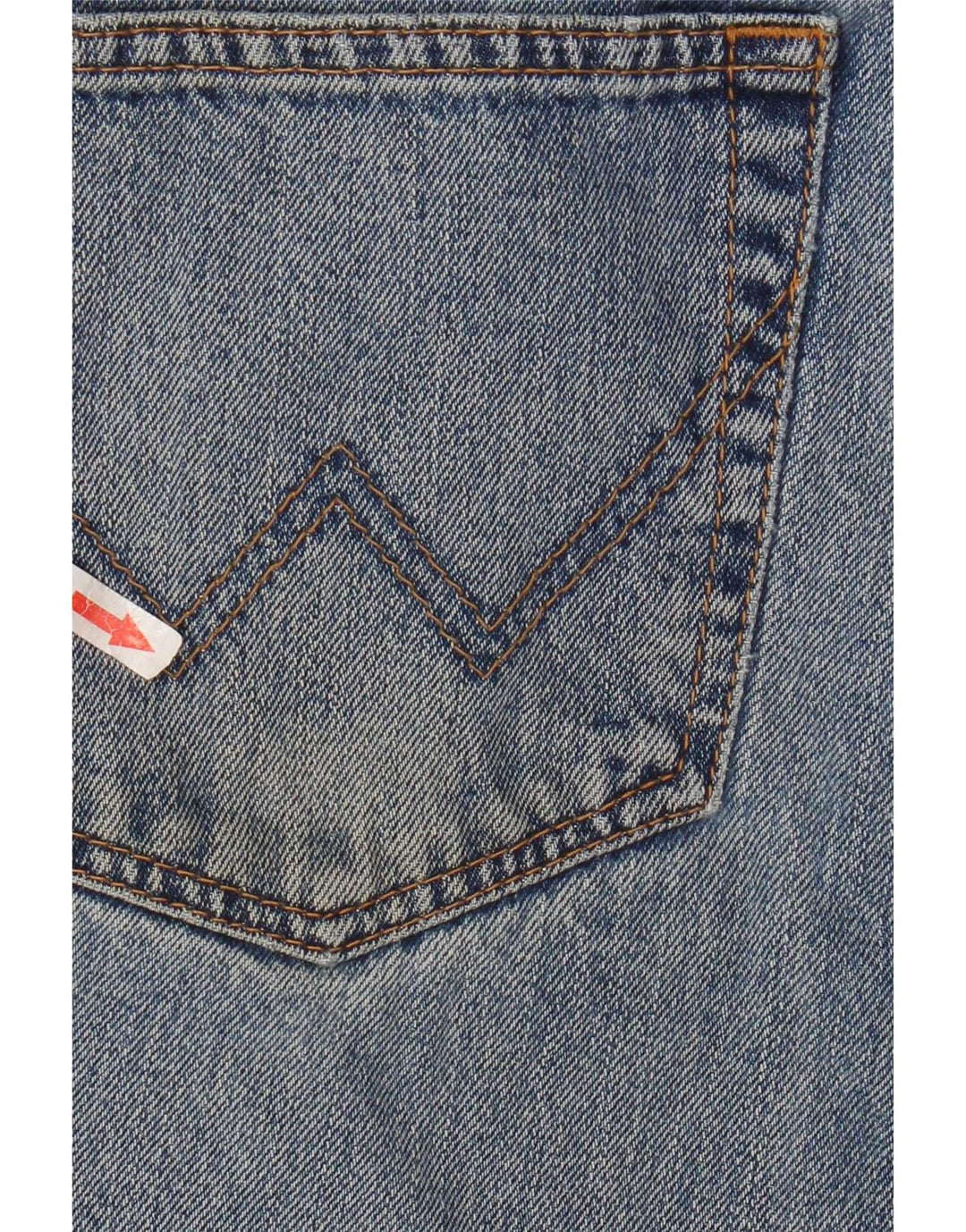 Wrangler Masculino Texas Straight Jeans W36 L30 Azul Algodão