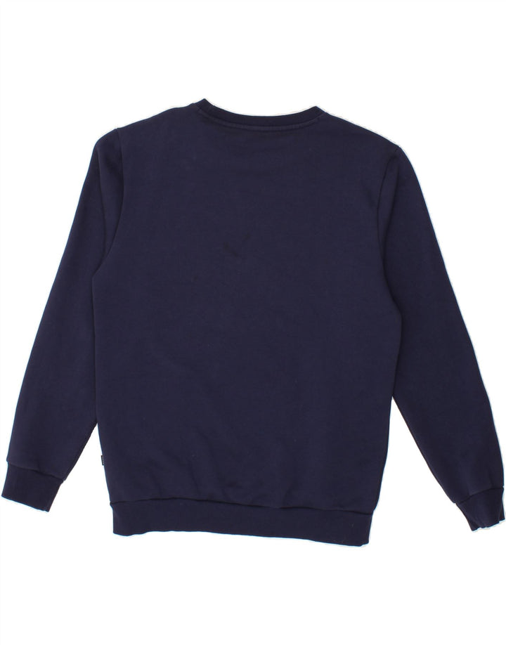 PUMA Mens Sweatshirt Jumper Medium Navy Blue Cotton Vintage Puma and Second-Hand Puma from Messina Hembry 