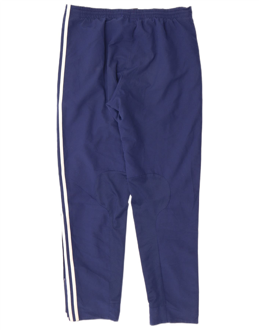 Calça de treino masculina Adidas UK 38/40 poliéster azul marinho médio