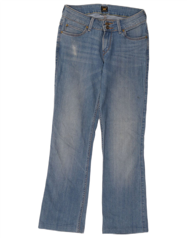 Lee Womens Joliet Bootcut Jeans W28 L27 Azul Algodão