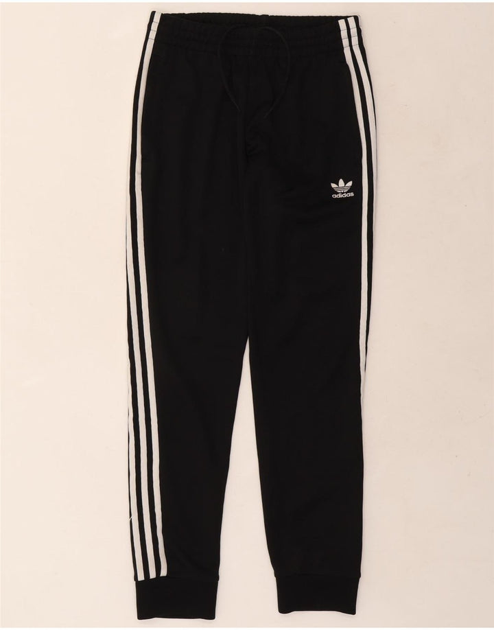 Adidas Mens Treino Calças Joggers Pequeno Poliéster Preto