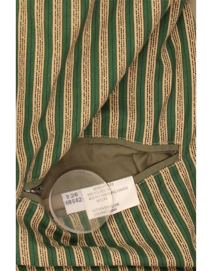 Jaqueta bomber masculina vintage UK 42 XL microfibras verdes