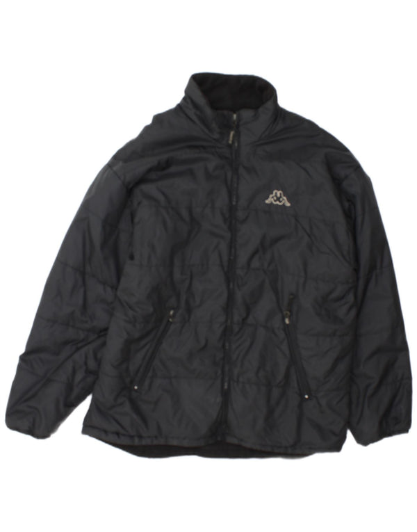Jaqueta acolchoada masculina Kappa UK 40 grande preta