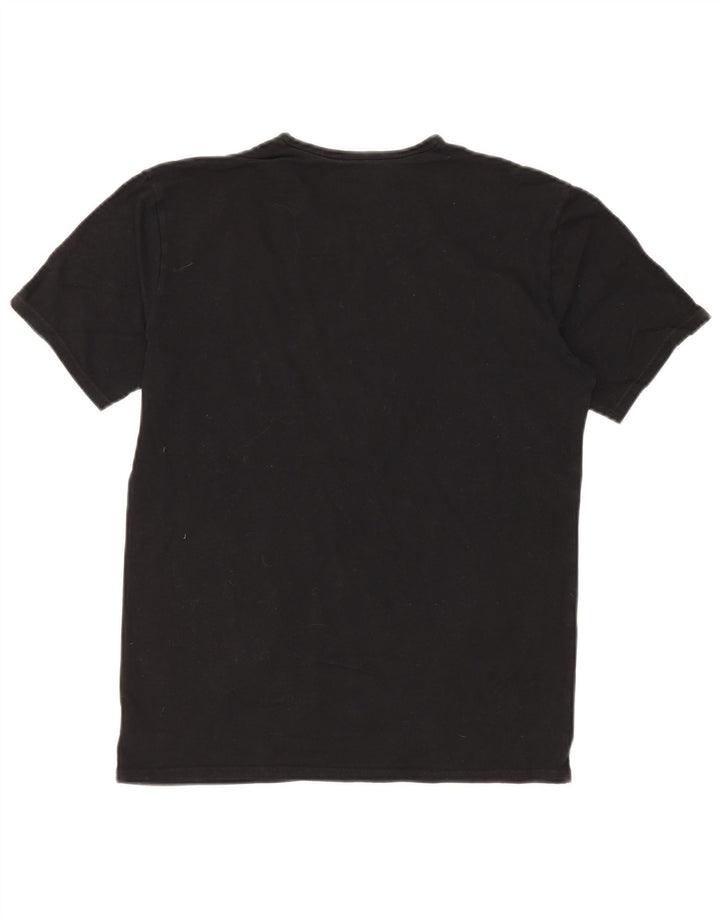 Camiseta masculina Calvin Klein de algodão preto médio