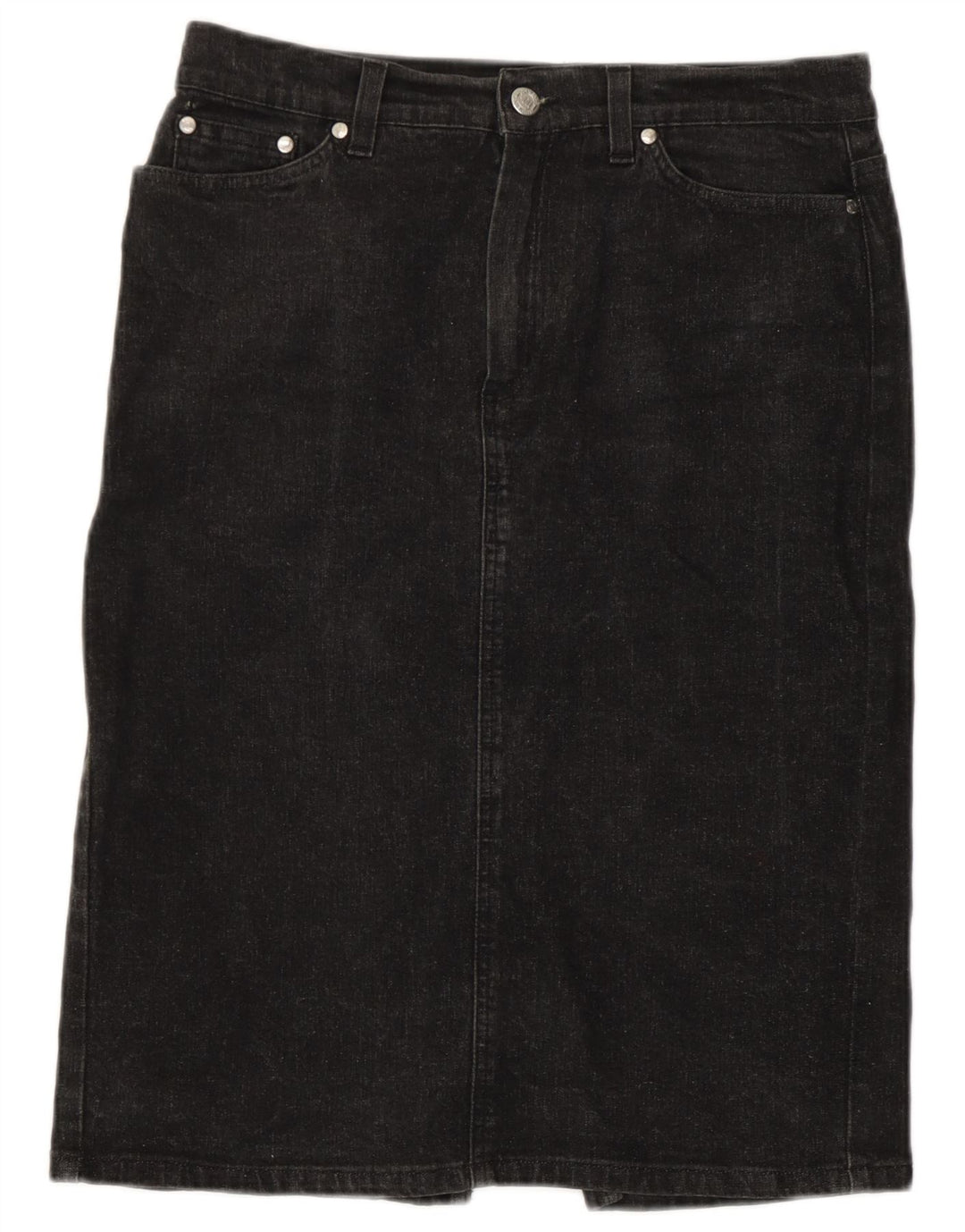 Saia jeans feminina Liu Jo W29 algodão cinza médio
