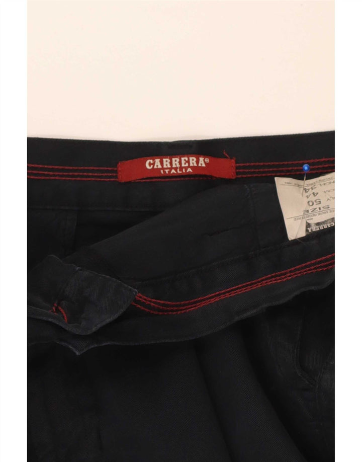 Calça Carrera Masculina Straight Cargo W34 L33 Azul Marinho Algodão
