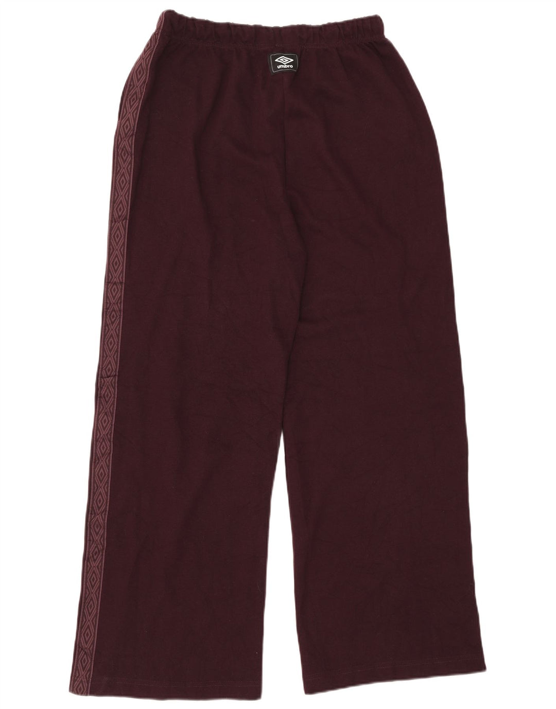 Calça de treino feminina Umbro UK 14 grande poliéster Borgonha
