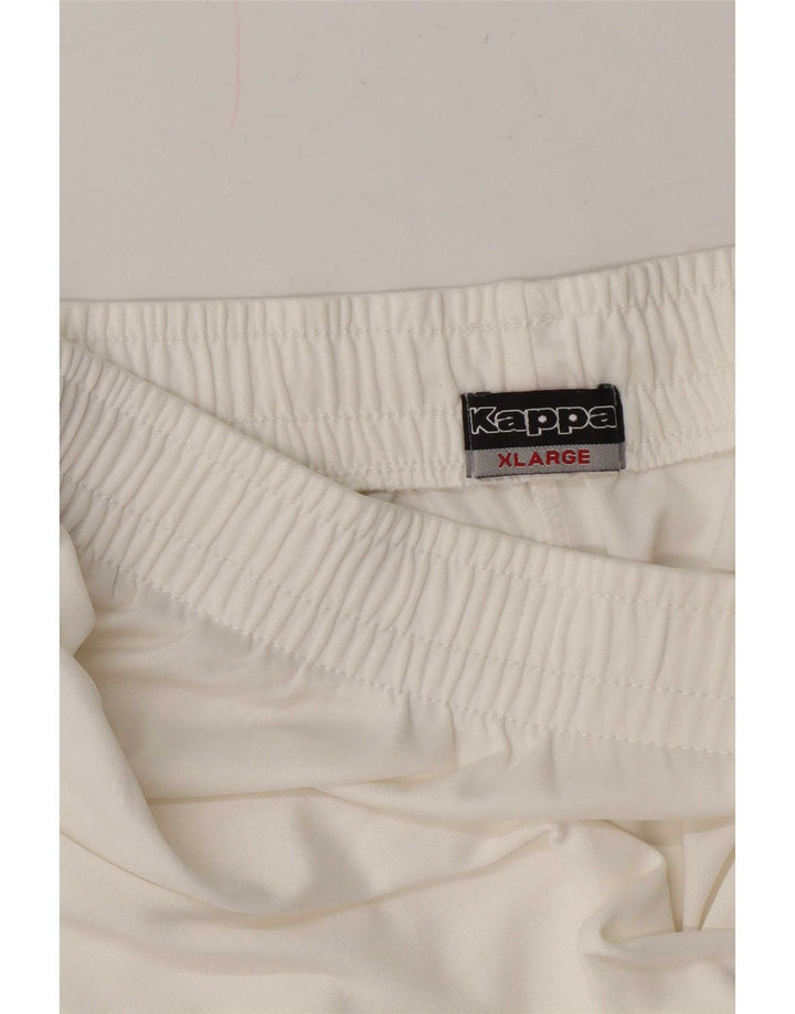 Shorts esportivos masculinos Kappa XL branco
