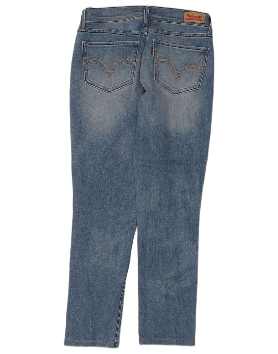 Calça jeans feminina Levi's 524 Too Superlow Slim W27 L27 azul algodão