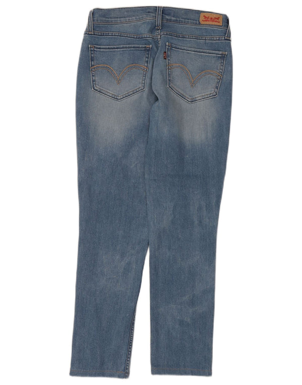 Calça jeans feminina Levi's 524 Too Superlow Slim W27 L27 azul algodão