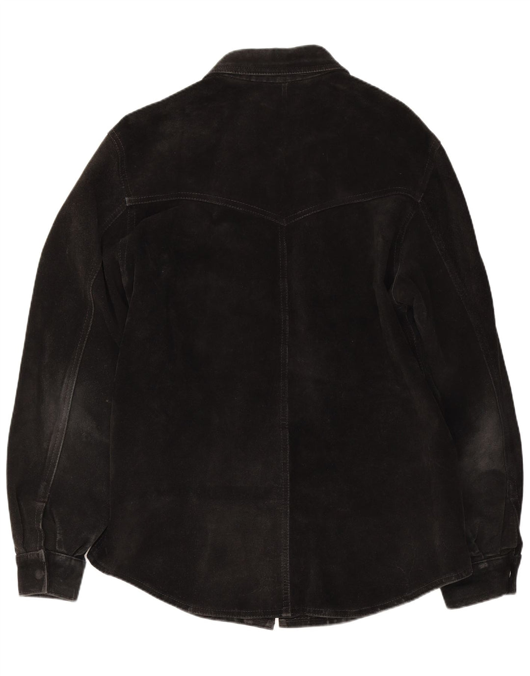 Camisa masculina de camurça Flying Wear XL couro preto