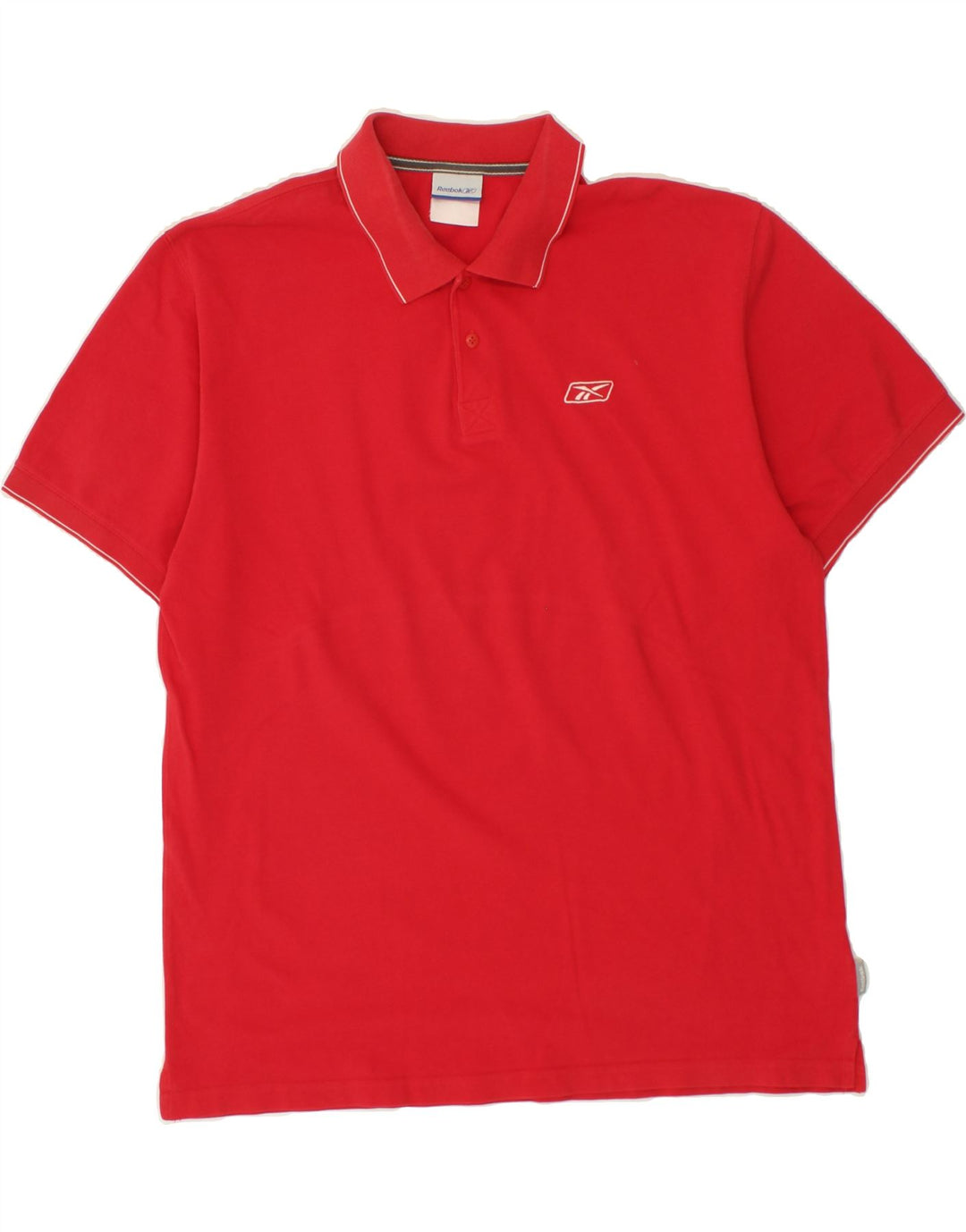 REEBOK Mens Polo Shirt Large Red Vintage Reebok and Second-Hand Reebok from Messina Hembry 