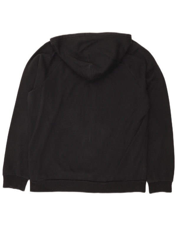 Suéter masculino Under Armour Cold Gear Zip com capuz de algodão preto médio