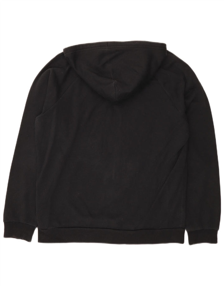 Suéter masculino Under Armour Cold Gear Zip com capuz de algodão preto médio