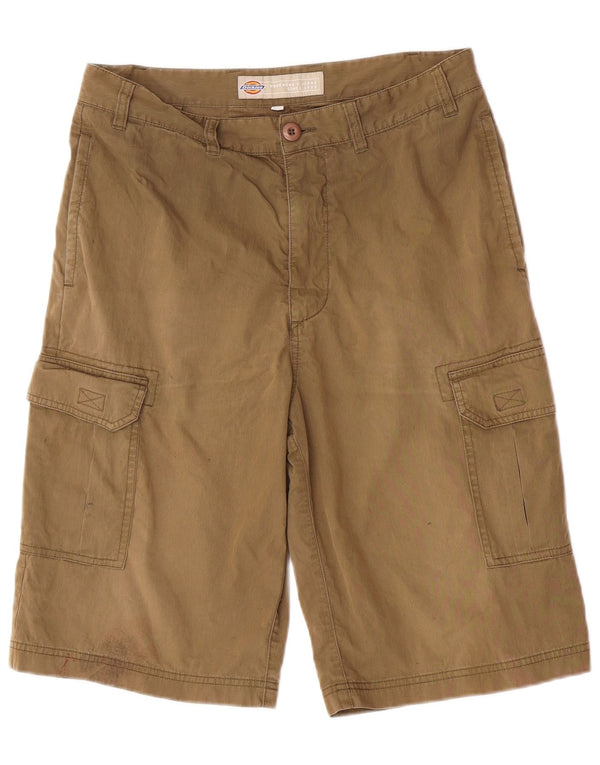 Shorts cargo masculino Dickies médio W33 algodão cáqui