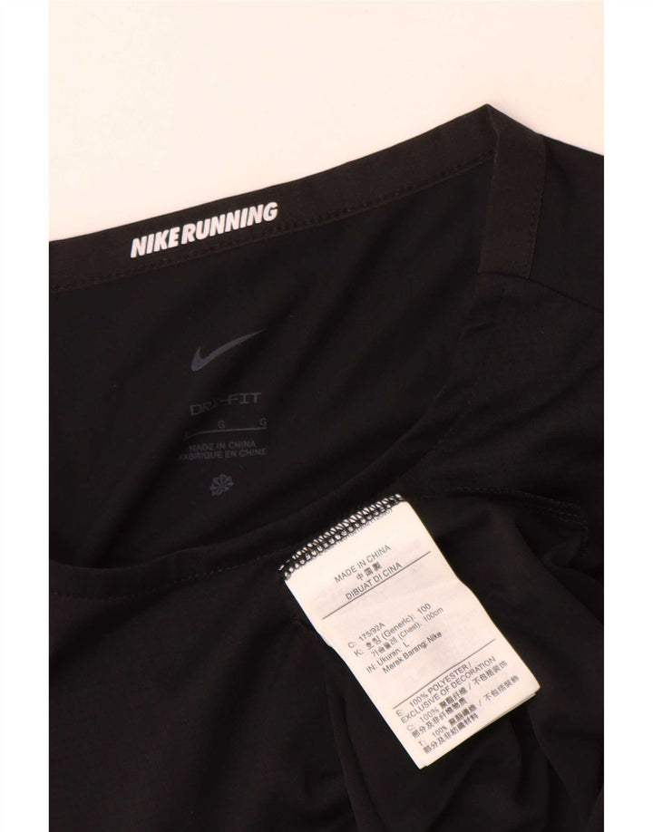 Camiseta Nike Masculina Dri Fit Top Grande Poliéster Preto