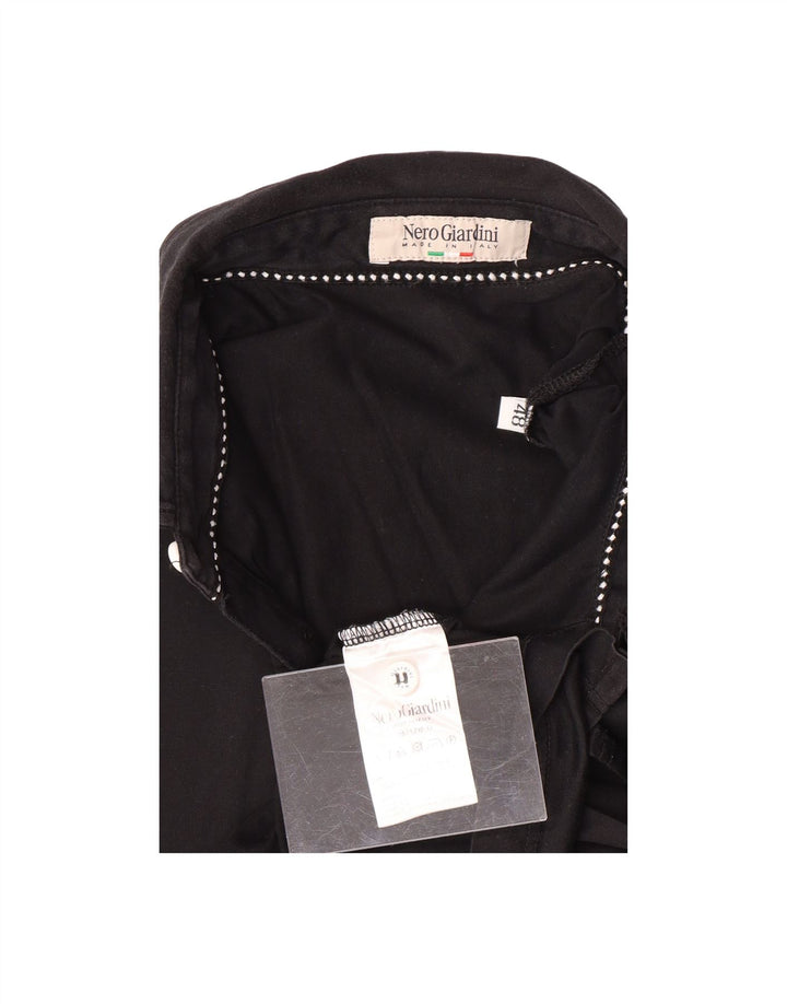 Camisa polo masculina NERO GIARDINI IT 48 algodão preto médio