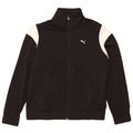 PUMA Womens Tracksuit Top Jacket UK 14 Médio Preto Colourblock Poliéster