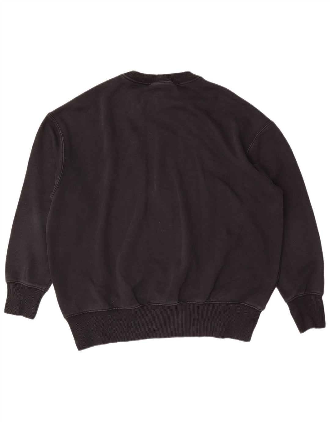 Nike masculino solto ajuste moletom jumper pequeno algodão preto