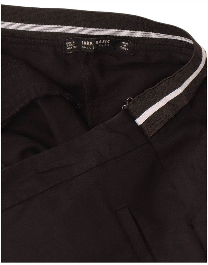 Calça Chino reta feminina Zara grande W30 L28 preta