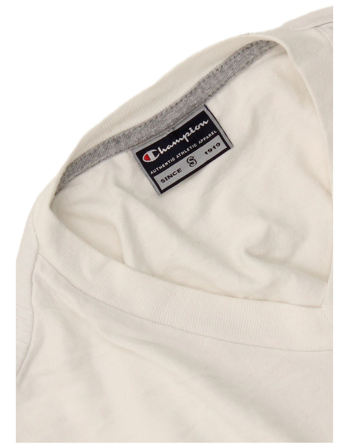 Camiseta masculina Champion pequena branca