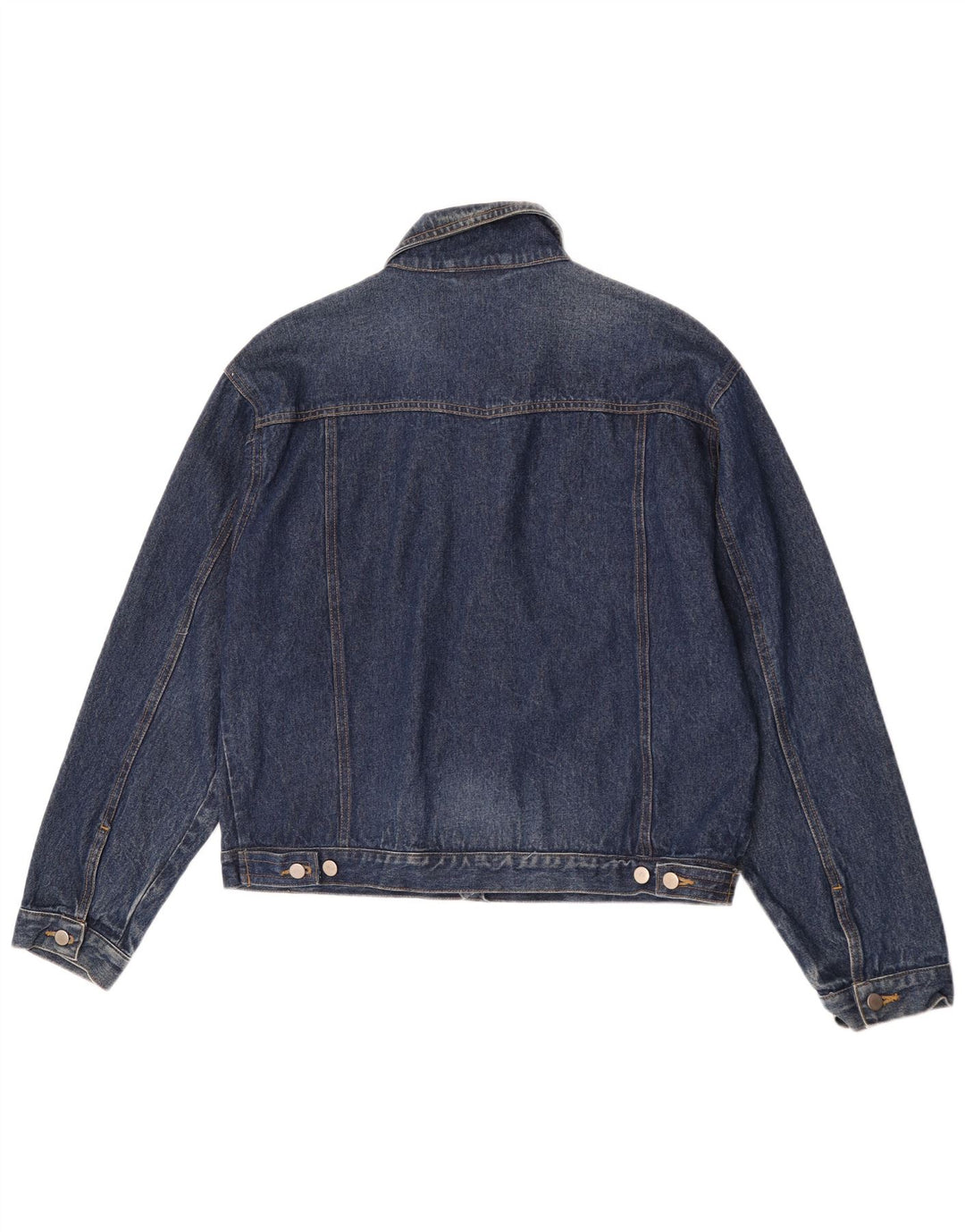 Jaqueta jeans masculina Giani Feroti Reino Unido 38 algodão azul médio