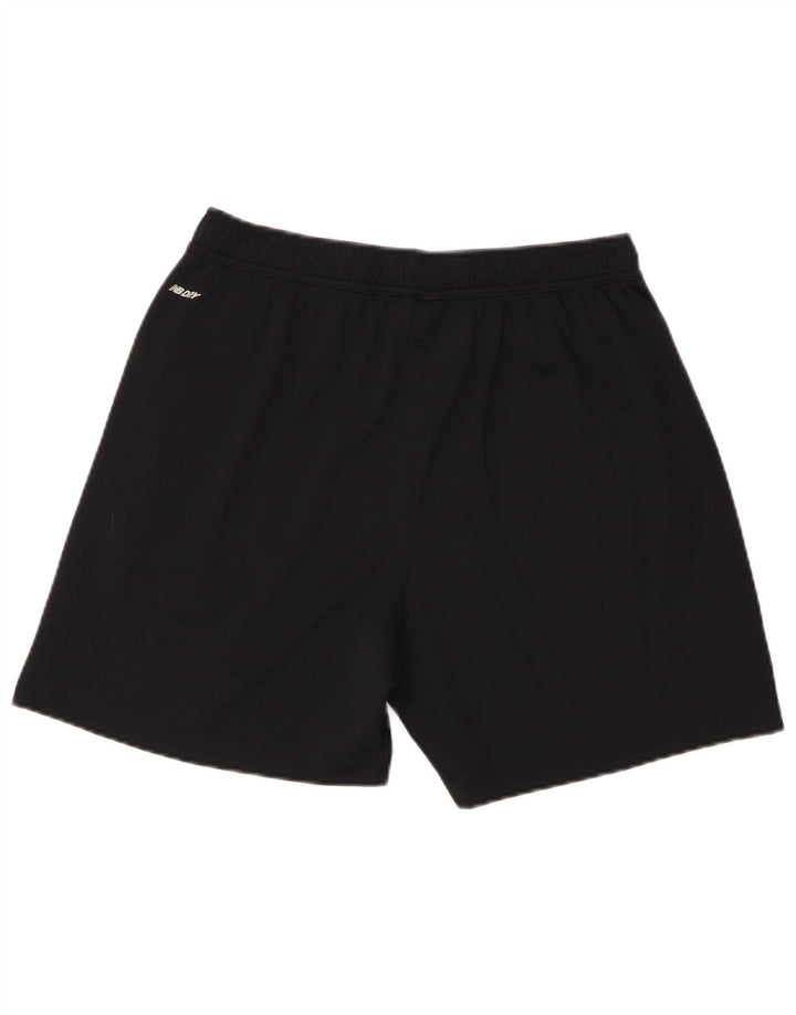 Shorts esportivos gráficos masculinos New Balance poliéster preto grande